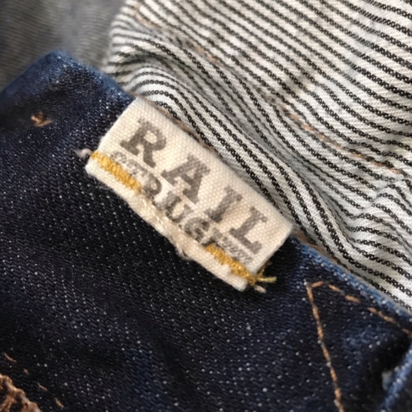 Madewell Rail Straight mid rise dark wash jeans - Picture 5 of 11